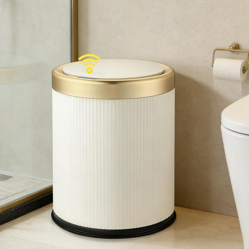 Touchless bathroom trash - touchless,