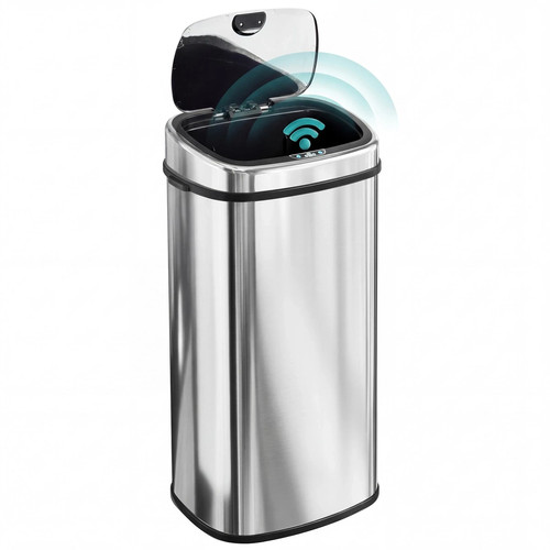 68l sensor dustbin stainless - dustbin,