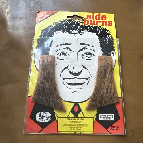 Bin brown sideburns adult - brown,