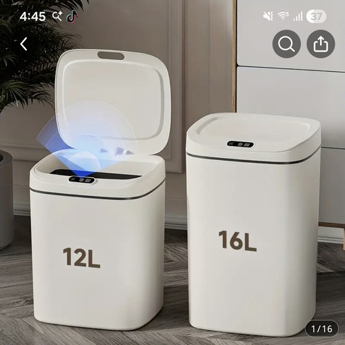 Hands free smart trash can - trash,