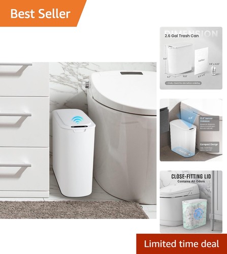Compact touchless trash can - compact,