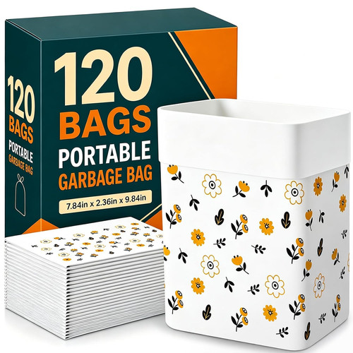 120 pcs car garbage bin - car, bags