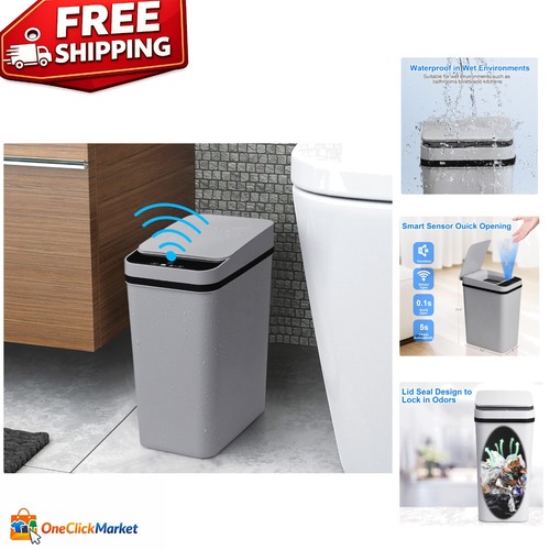 Narrow touchless rubbish - narrow, bin