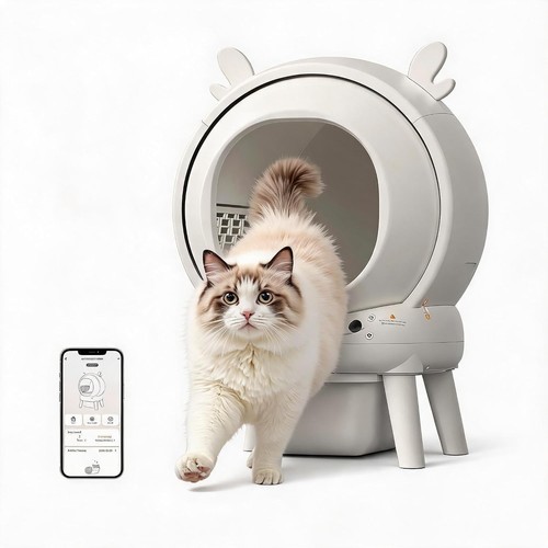60l large self cleaning cat - large,