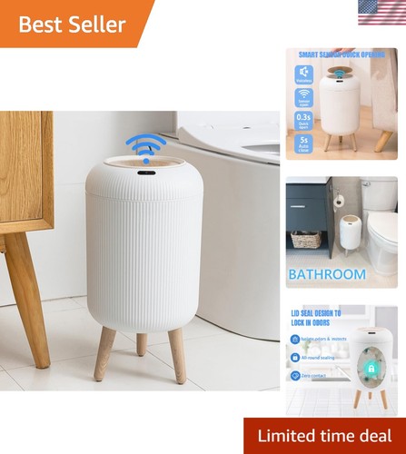 Motion sensor trash can - trash,