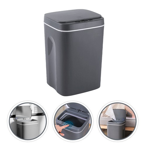Bathroom trash can - trash, smart