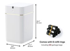 Airdeer 4 Gal Smart Trash Can