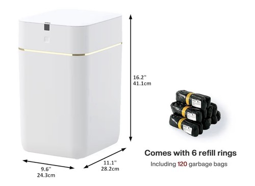 Airdeer gal smart trash - trash, can