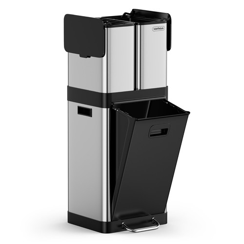 32l triple recycling bin for - triple,