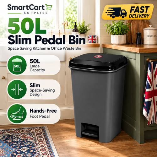 50l slim pedal - pedal, bin
