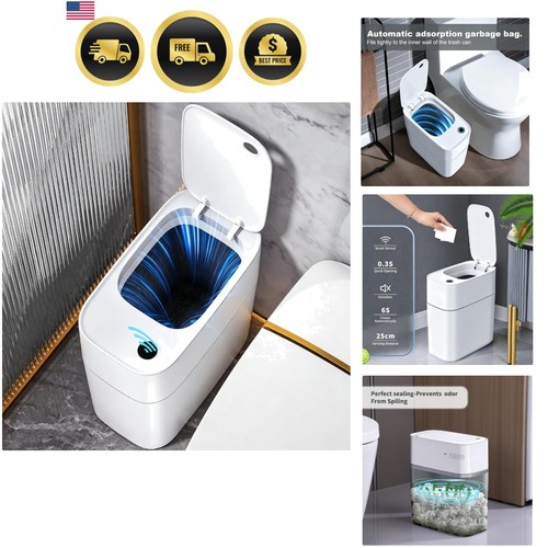 Trash can with lid automatic - can,