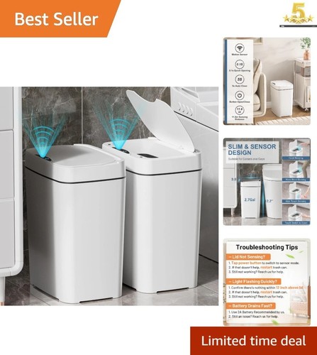Sleek motion sensor trash - sleek, can