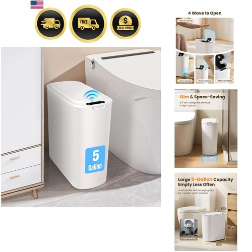 Bathroom trash can sensor - can,