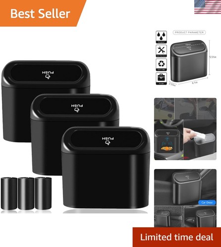 Pack car trash - can, with